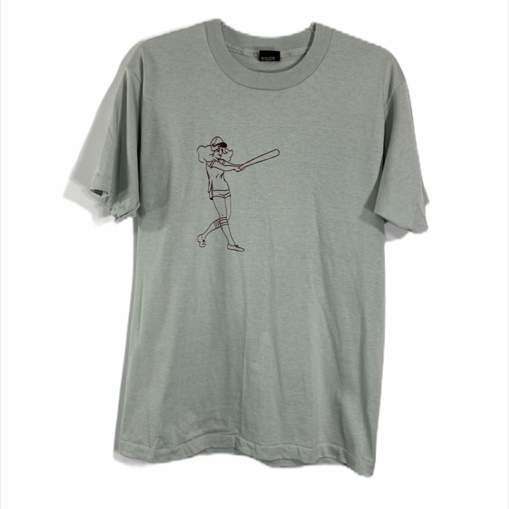 Screen Stars Lee's Ladies Softball Single Stitch Vintage Tee